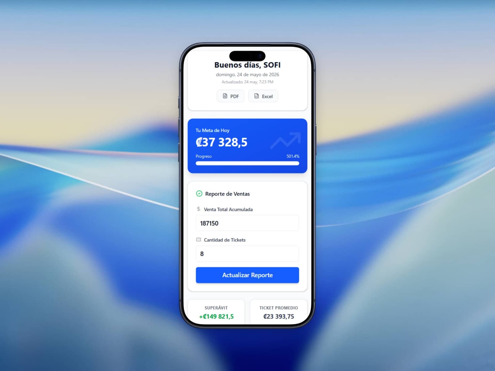 Calculadora de Metas preview